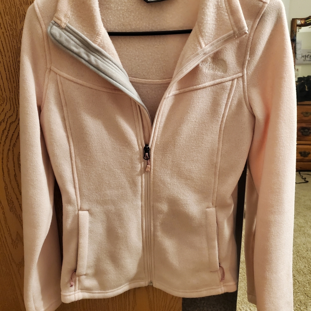The north face baby pink fleece